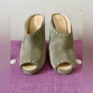 Giuseppe Zanotti Koka Velour Jasmin Wedge Sandals